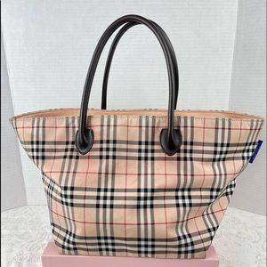 ✅BURBERRY LONDON ✅ Authentic Blue Label Nylon Tote Bag